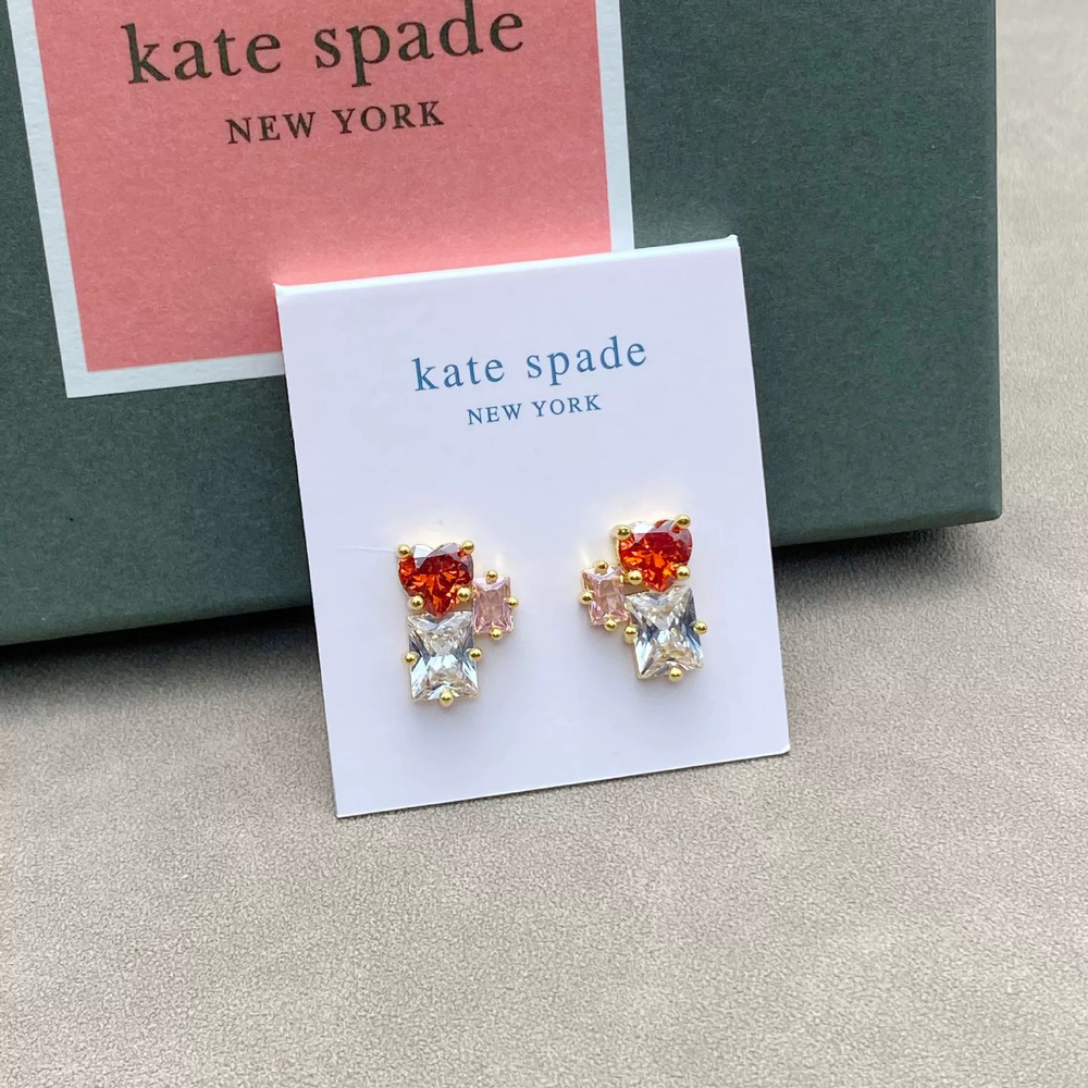 kate spade CZ Heart Earrings